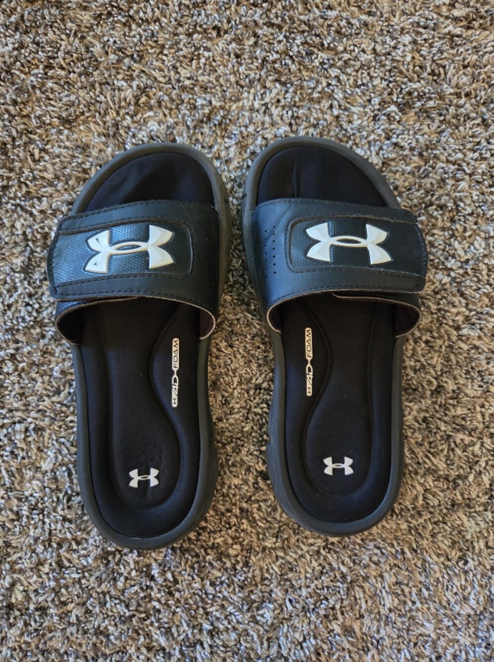 Boys Under Armour Slides 3Y
